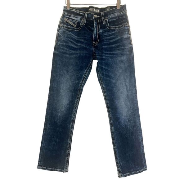 ✨BKE Men's Blue Jake Straight Stretch Sz 31S Jeans✨ - Picture 3 of 8